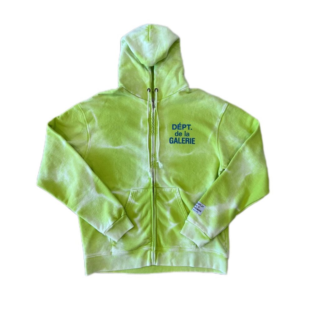 GALLERY DEPT HOODIE (SUNFADED NEON YELLOW)